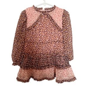 Gianni Bini Girls 2T Boho Floral Dress